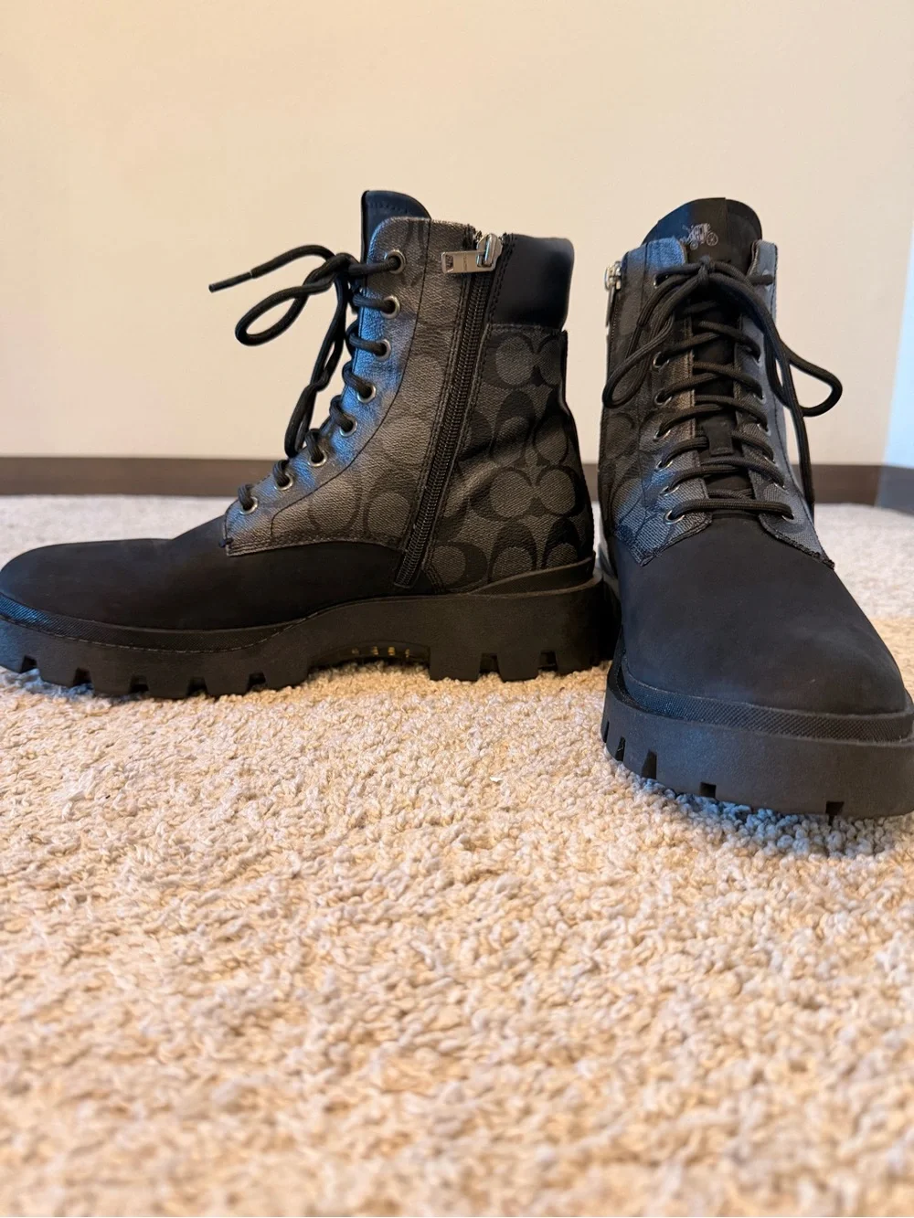 Coach Men's Black Signature CitySole Boot